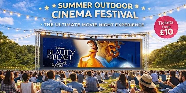 Beauty & the Beast (1991) Outdoor Cinema at Fairhaven Lakes, Lytham at RSPB Fairhaven Lake Visitor Centre