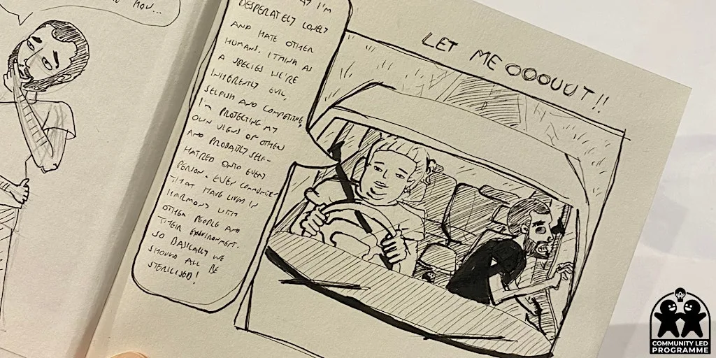 Comic Club at Glasgow Zine Library