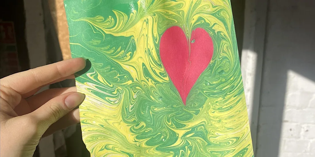 Paper Marbling and Drawing Workshop - July 28 at Grangetown Studios