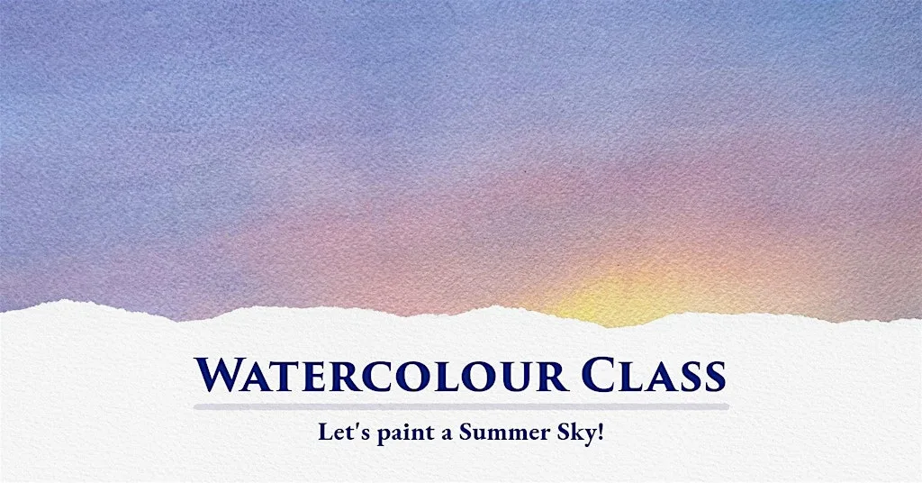 Discover Watercolour Painting – Let's Paint a Summer Sky! at West Moor Community Centre