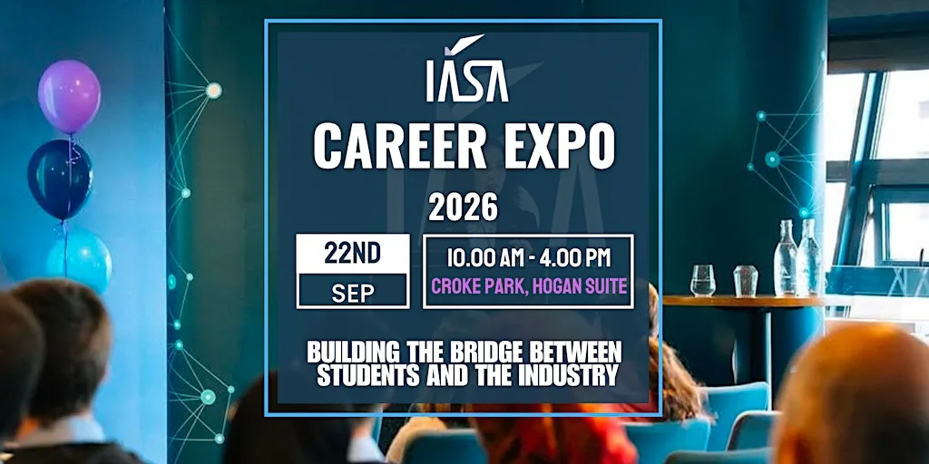 IASA Career Expo 2026 at Croke Park Hogan Suite