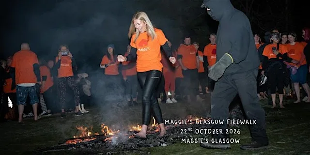 Maggie's Glasgow Firewalk 2026 at Maggie's, Glasgow