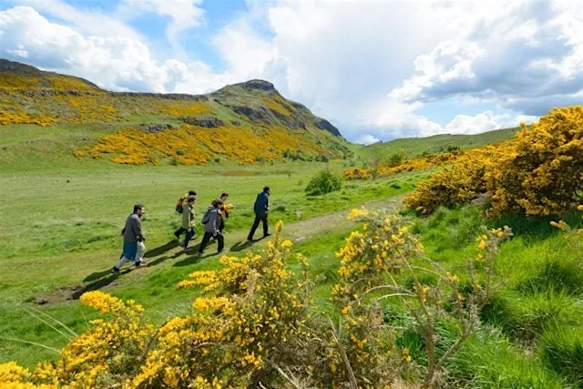 Holyrood Park Guided Walk - signed in British Sign Language at Broad Pavement Car Park