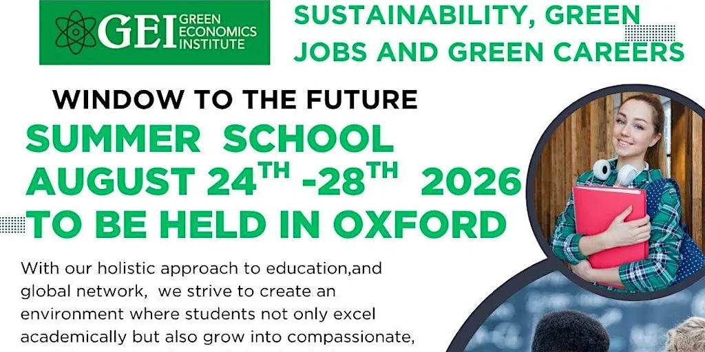 Summer School Oxford 24th -28th August 2026 Sustainability at The H B Allen Centre