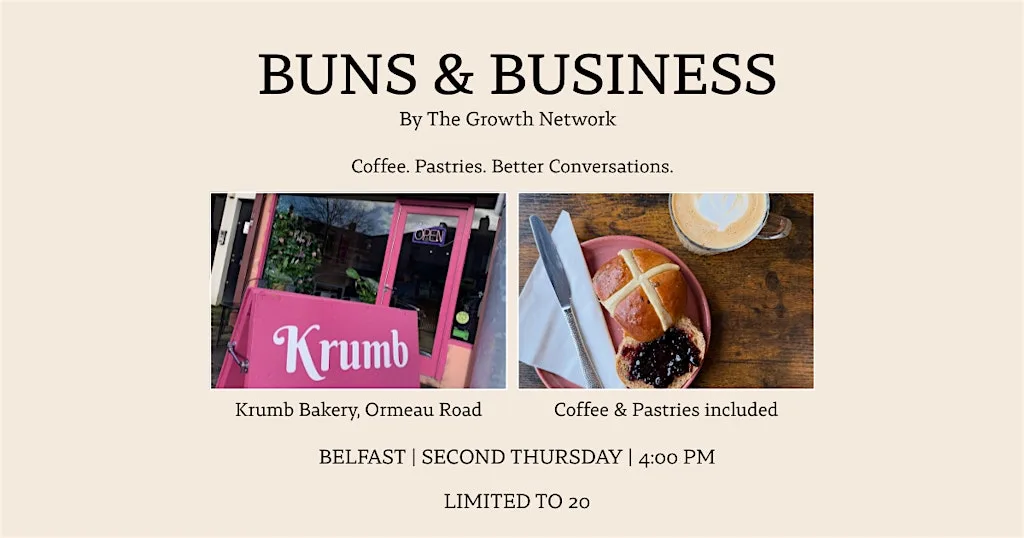 Buns and Business – The Growth Network @ Krumb Bakery, Belfast at Krumb Bakery