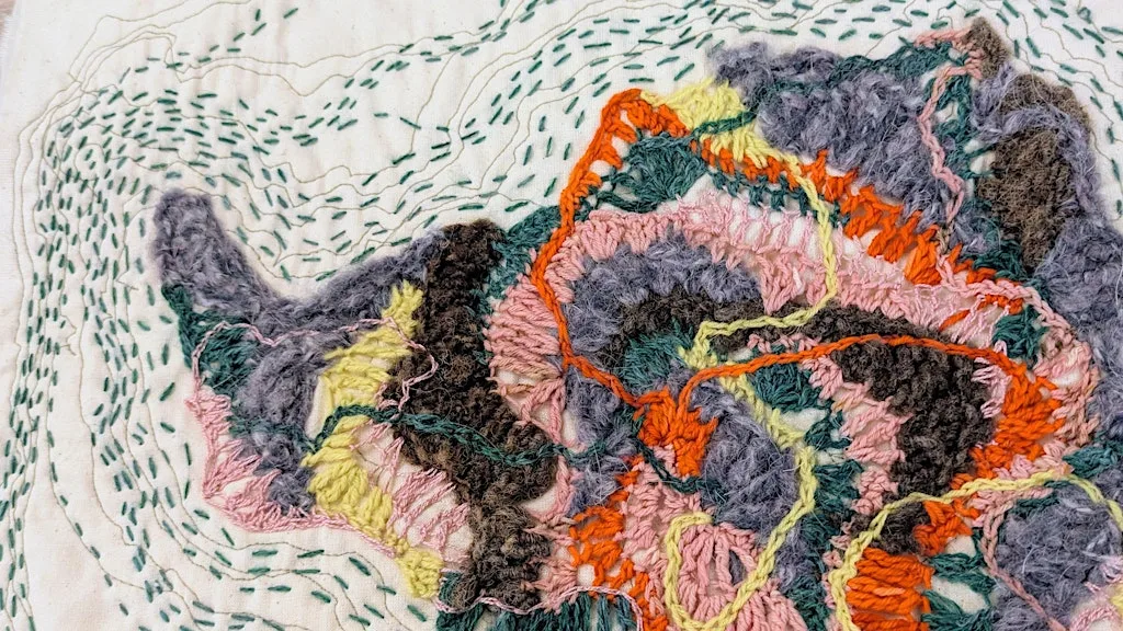 Intro to Freeform Crochet - Creative Textiles Workshop with Cathy Van Hear at Kingsway House