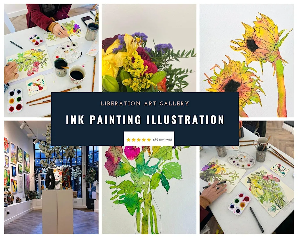 Ink Painting Nature Illustration Creative Workshop at Liberation Art Gallery