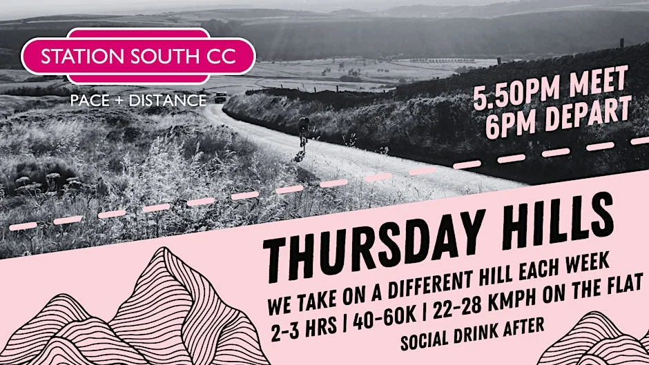 Thursday Hills | Road Rides at Station South