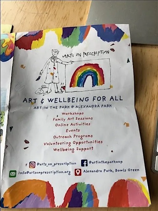 Wellness Wednesday - Art in the Park at Alexandra Park