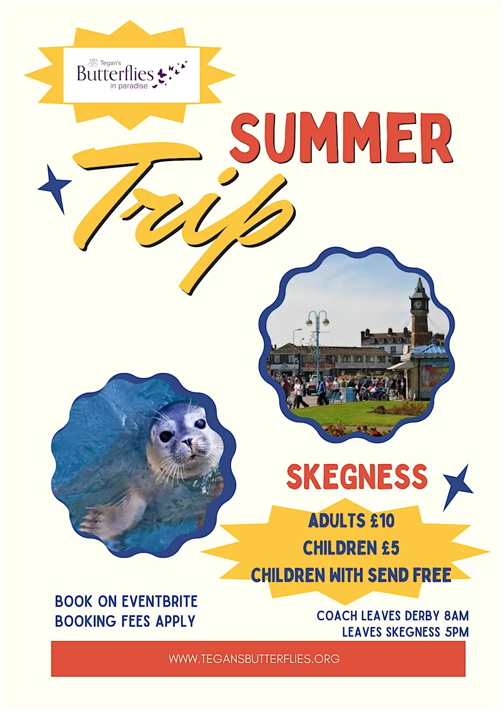 Trip to Skegness for children with SEND and their families at Skegness Beach