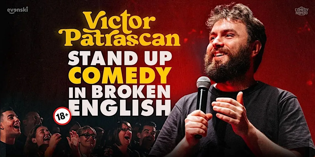 Stand up Comedy in broken English • Victor Patrascan in Glasgow at The Boardwalk