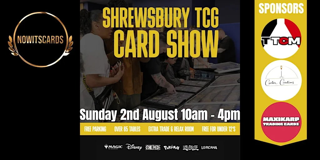 Shrewsbury TCG Card Show at Shrewsbury Town Football Club