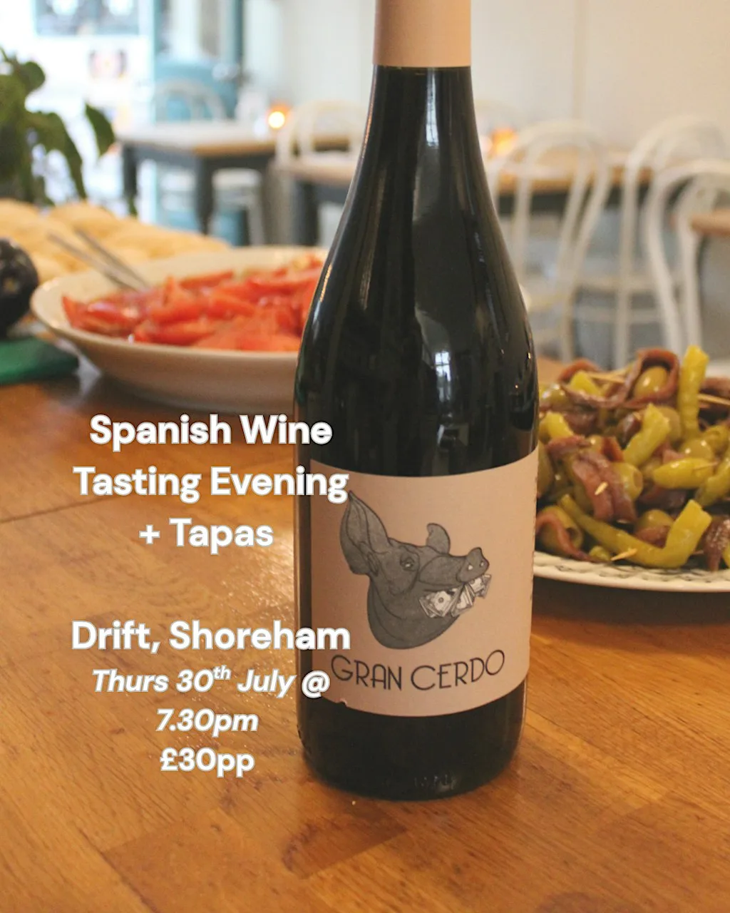 Spanish Wine Tasting at Drift Shoreham