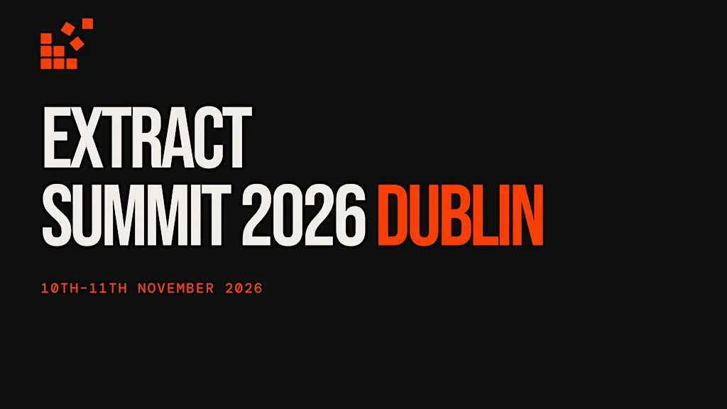 Web Data Extract Summit 2026 | Dublin at Radisson Blu Royal Hotel, Dublin