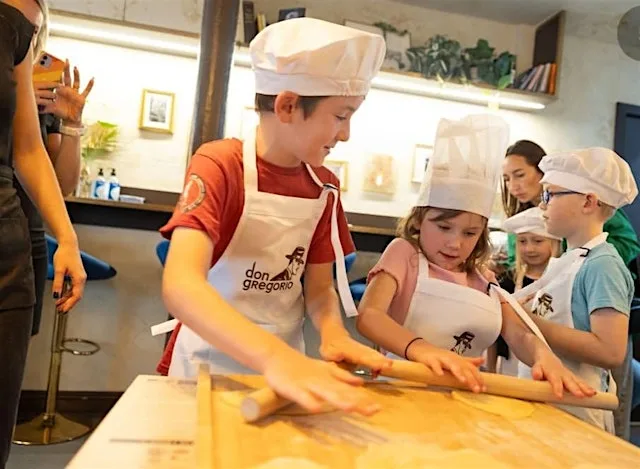 Kids Pasta Workshop at Don Gregorio