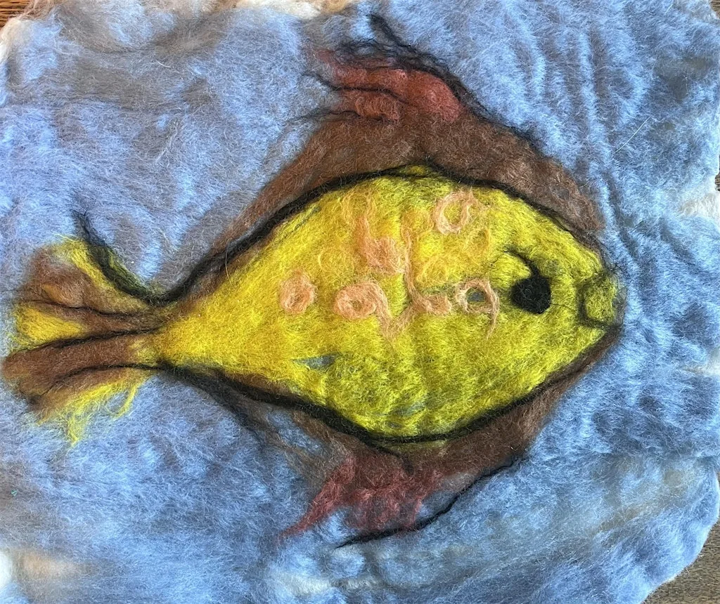 Felted Wildlife Art at Living Seas Centre