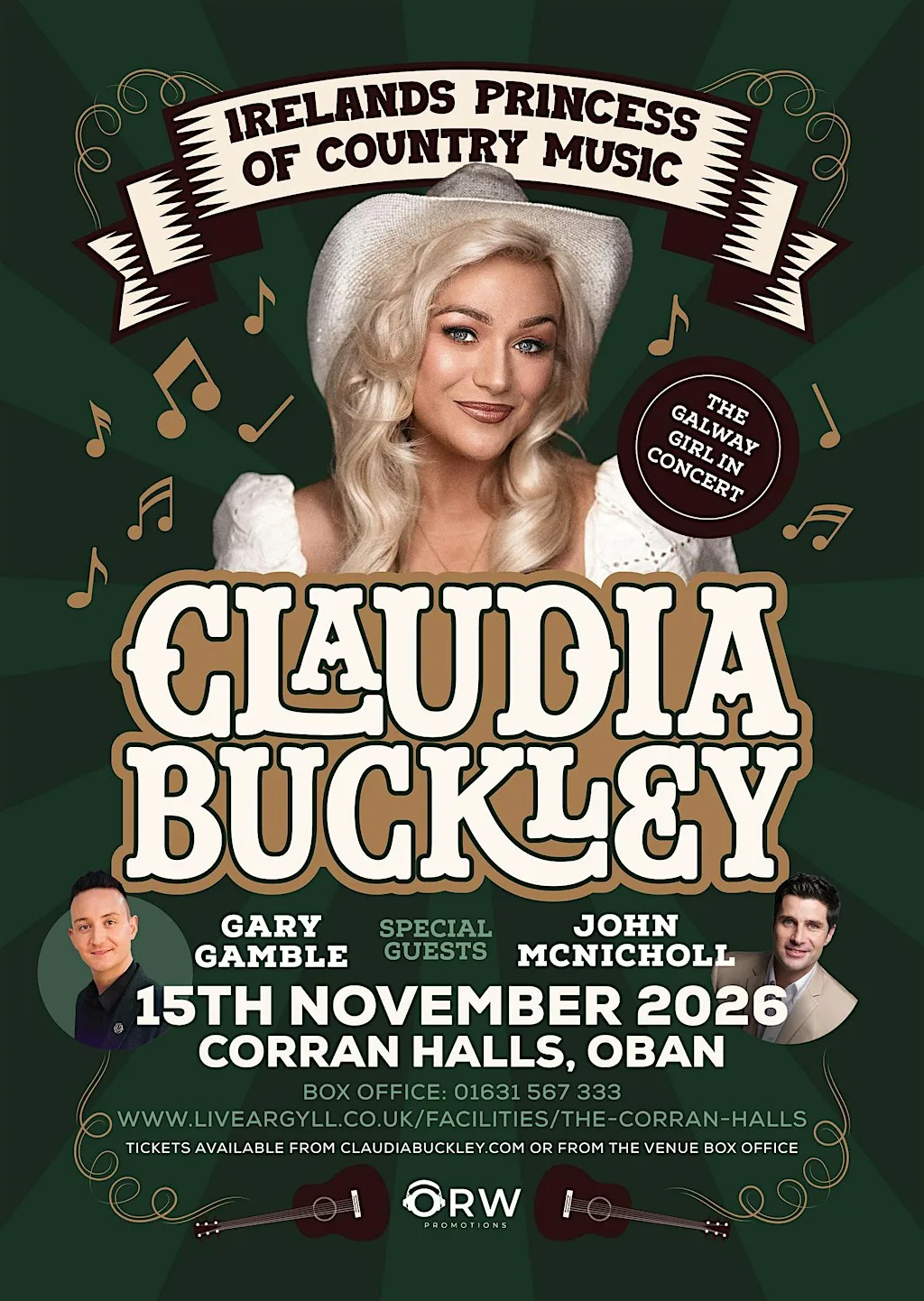 Claudia Buckley at The Corran Halls