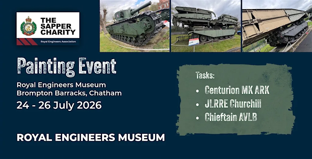 REA Painting & Restoration Weekend – REM | 24 – 26 July 2026 at Royal Engineers Museum