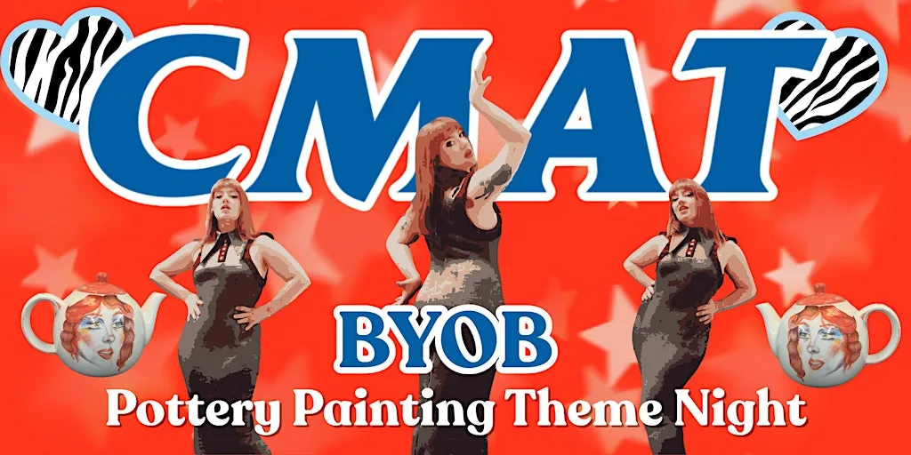 CMAT Themed Pottery Painting Night at 32 Botanic Ave
