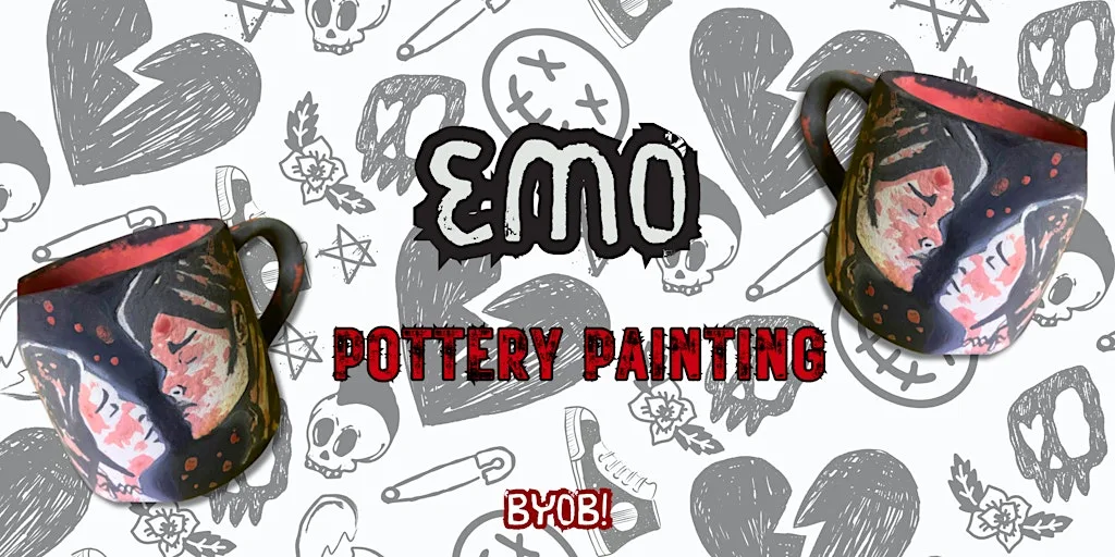 Emo Themed Pottery Painting Night at 171-175 Victoria St