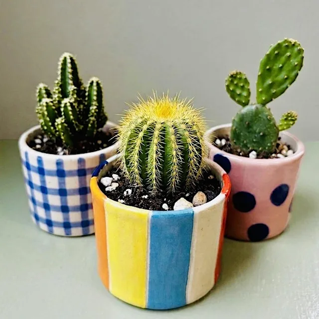 Play with Clay: Mini Cactus Pots at Bowery