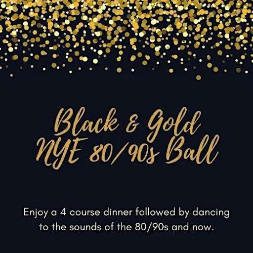NYE Black & Gold 80/90s Ball at Springbank Manor