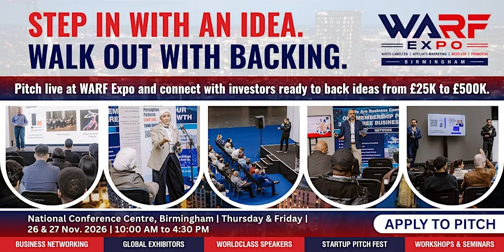 WARF Expo 2026 | Join Us As Investment Pitch Fest at The National Conference Centre