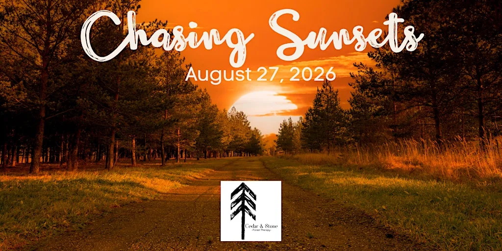August Chasing Sunsets with Cedar & Stone