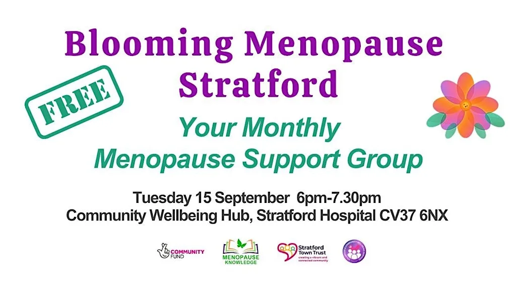 Blooming Menopause Stratford - Sept at Community Wellbeing Hub, Stratford Hospital
