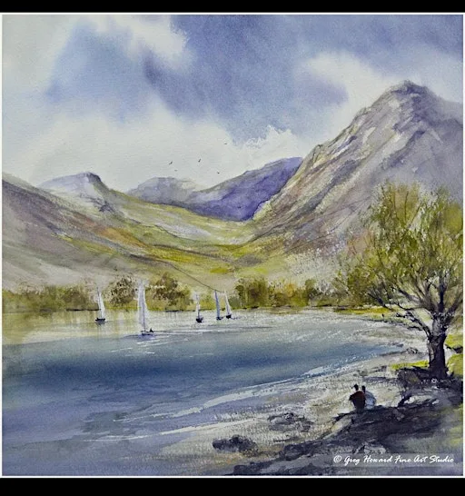 Beginners Watercolour workshop with Professional Artist from Lakedistrict at Garstang Arts Centre, Old Grammar School, Croston Rd Garstang
