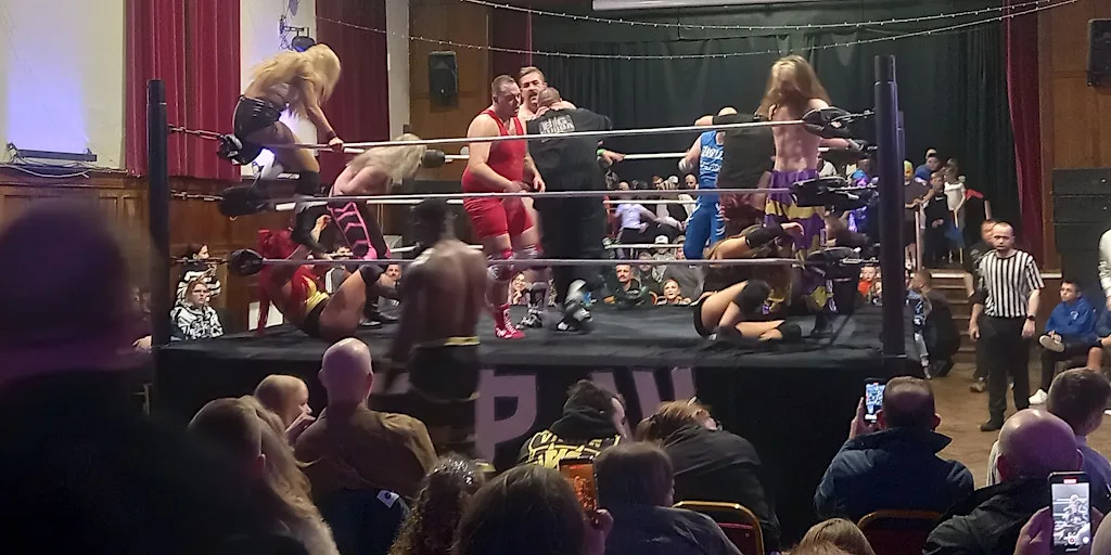 AMERICAN WRESTLING EPW HOUGHTON LE SPRING at Houghton Sports & Wellness Centre