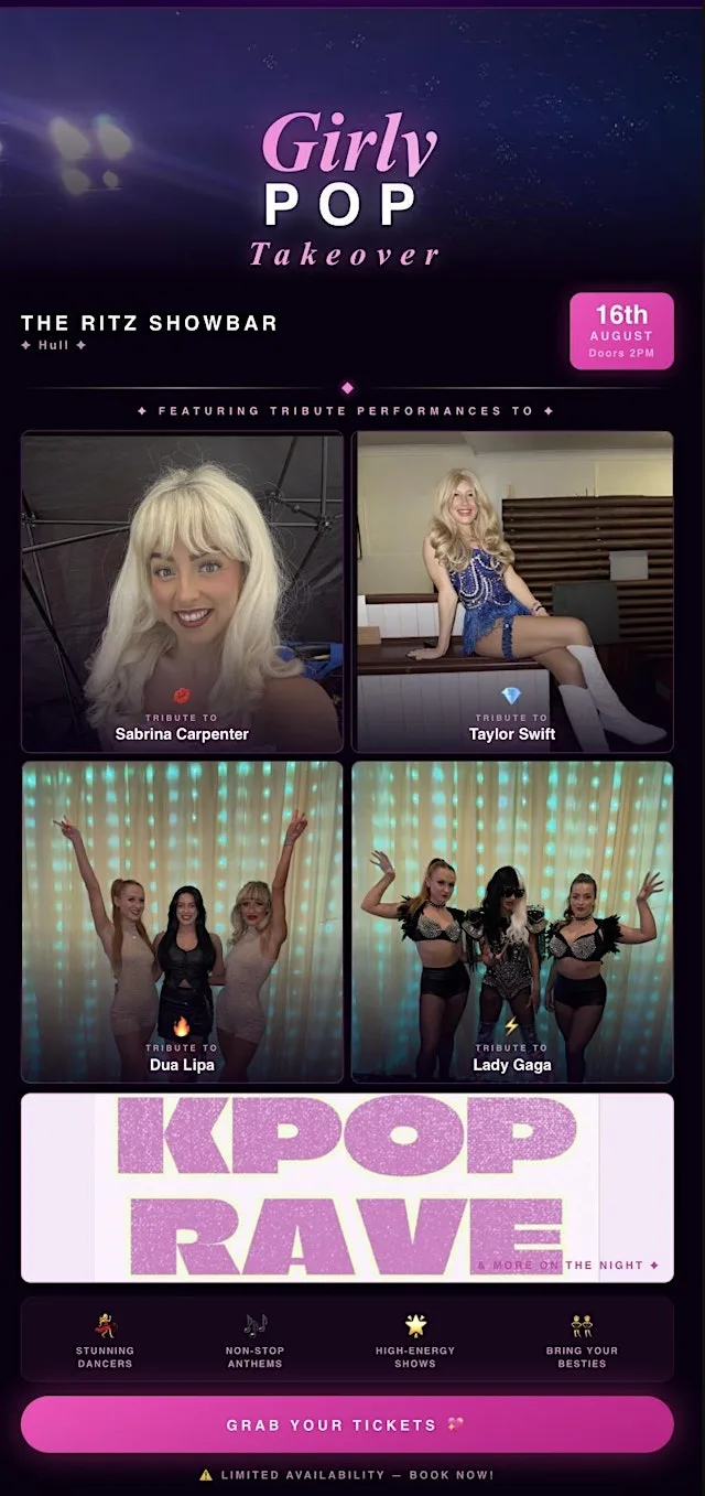 Girly pop takeover!