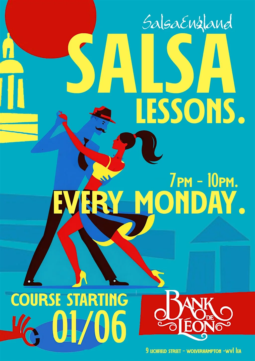 Salsa Monday's Dancing Course & Social at BANK DE LÉON