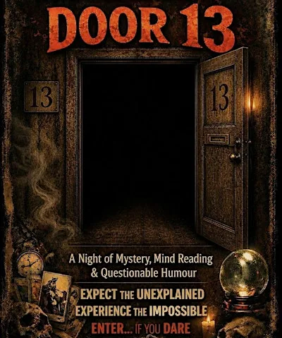 Door 13: a magical night of mentalism at Shellingford Village Hall