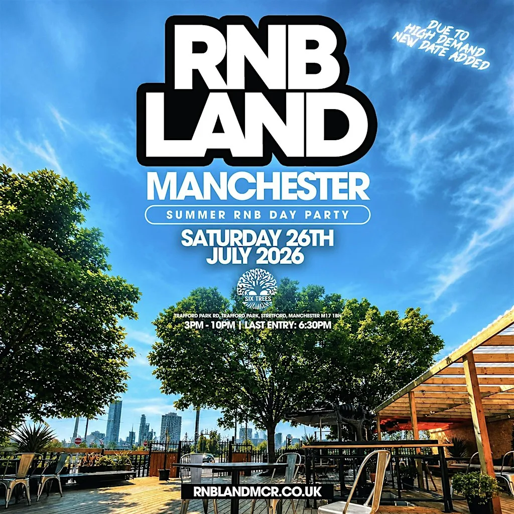 RNB LAND MCR - Manchester Summer Day Party - 1200+ Ravers at Six Trees Kitchen