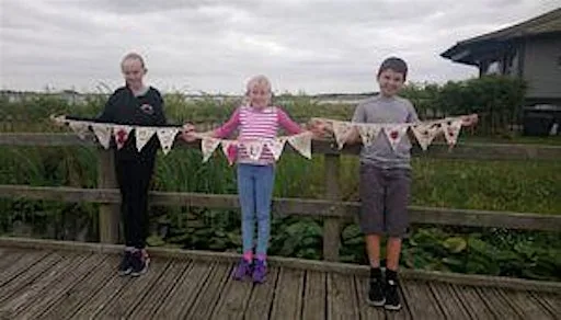 Abberton wild art attack at Abberton Reservoir