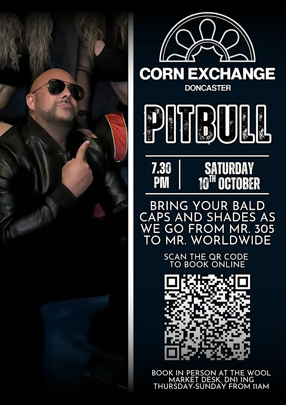 Pitbull and Dancers at Corn Exchange Doncaster