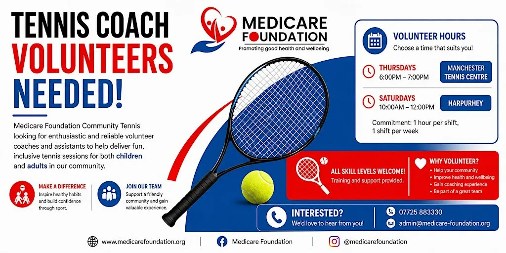 Tennis Coach Volunteers Needed!