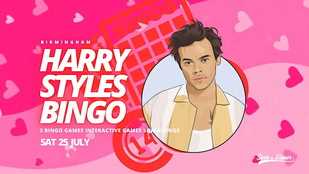 Harry Styles Bingo Birmingham 25 July at Birmingham Bierkeller