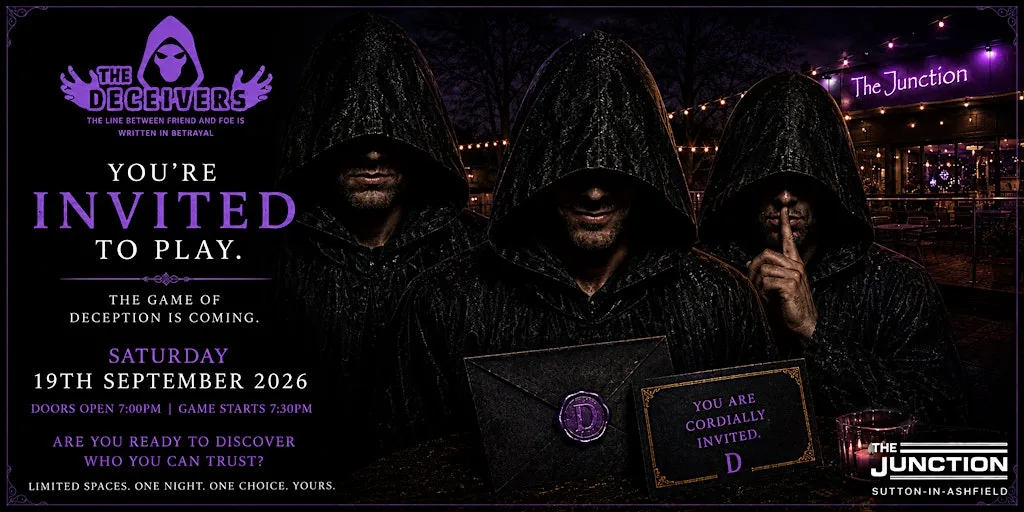 The Deceivers – A Live Traitors-Style Immersive Game Night at The Junction
