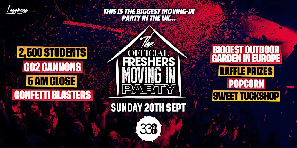 THE 2026 OFFICIAL LONDON FRESHERS MOVING IN PARTY AT STUDIO 338 at Studio 338