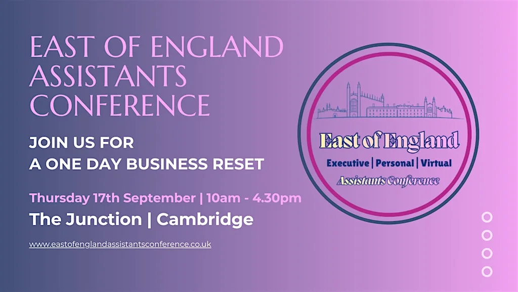 Assistants Together: East Anglia conference 2026 at Cambridge Junction
