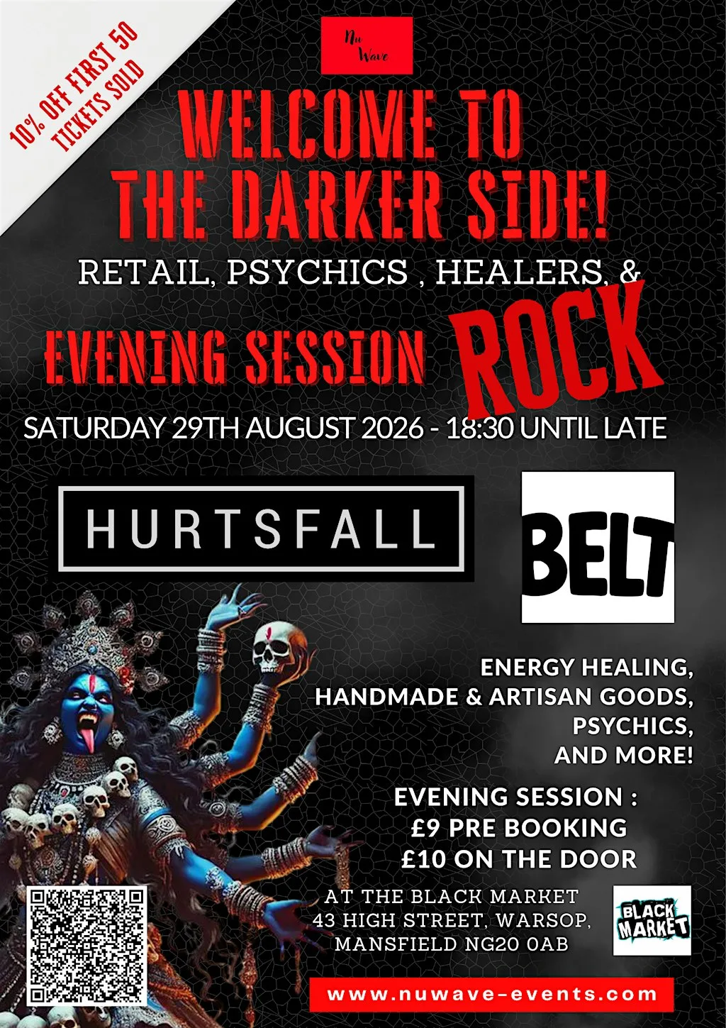 Welcome To The Darker Side! at The Workmans and Black Market Venue