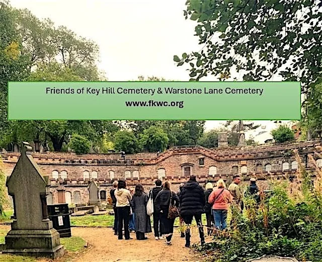 Birmingham Extraordinary Lives Tour 2, Warstone Lane Cemetery at Vyse Street, near Pitsford Street