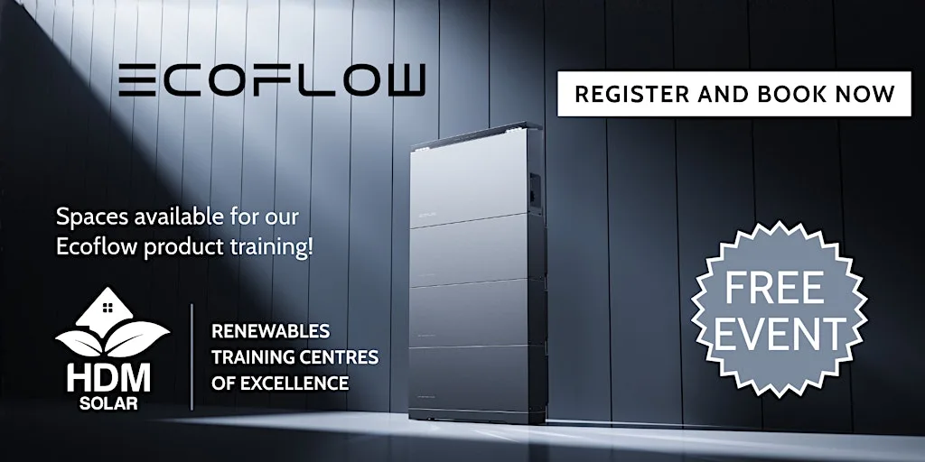 EcoFlow Installer Training & Live Demonstration at HDM Solar Bournemouth at HDM Solar Bournemouth