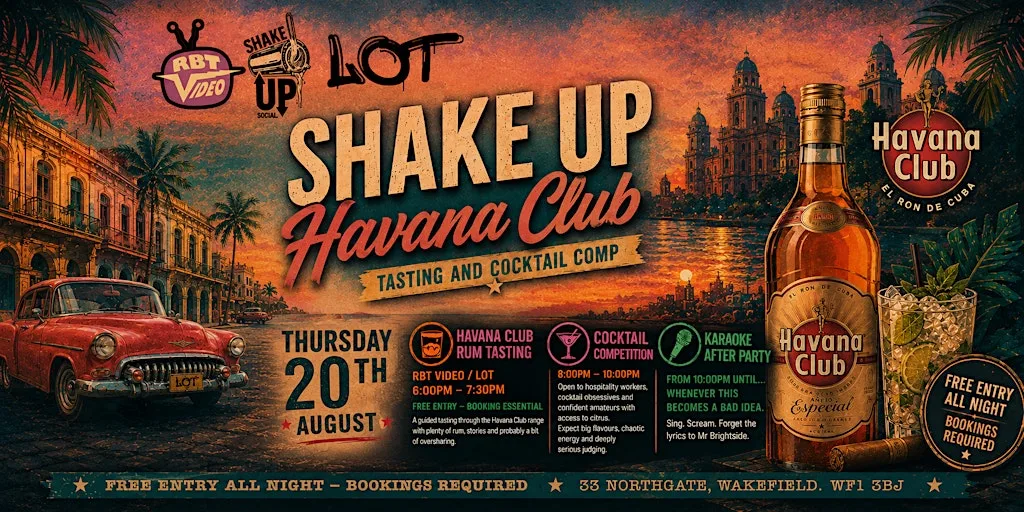 Shake Up - Cocktail Comp' and Havana Rum Tasting at RBT Video