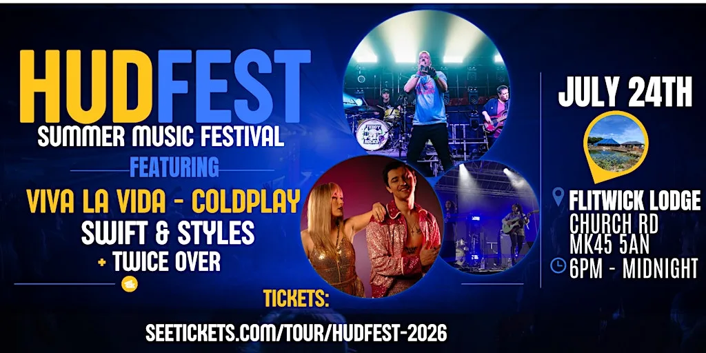 Hudfest 2026 - Mini-Glastonbury Flitwick at Flitwick Lodge Events Ltd