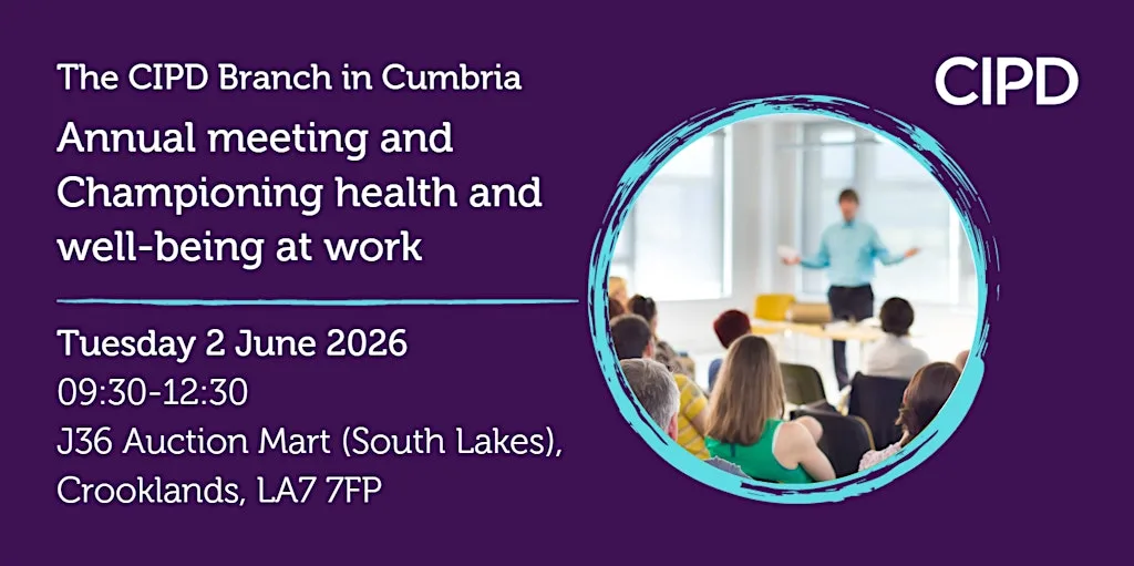 Annual meeting and Championing health and well-being at work