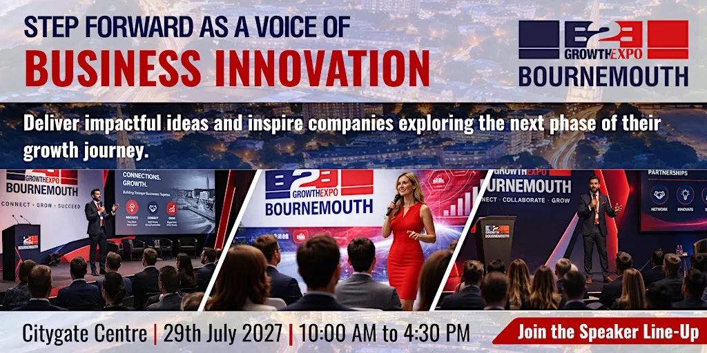 Bournemouth B2B Growth Expo 2027 | Become A Speakers At Premier B2B Show at Citygate Centre