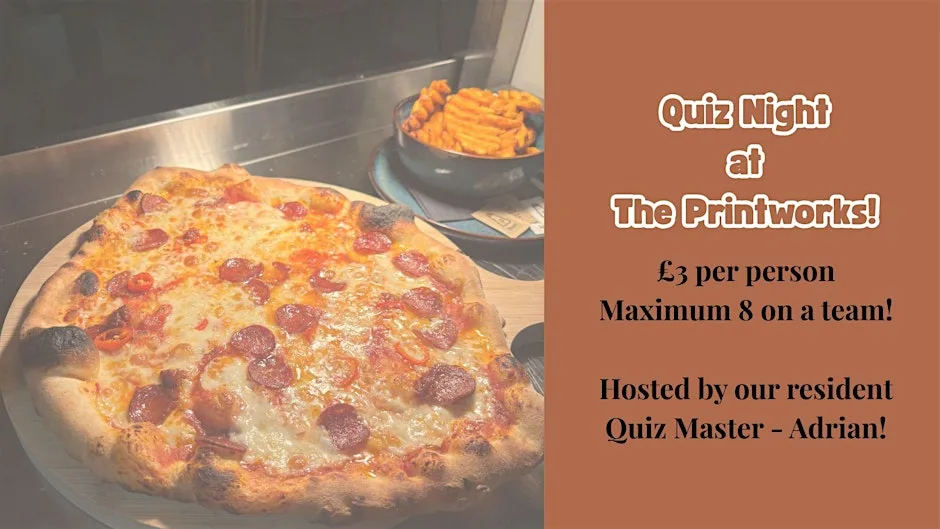 Monthly Quiz Night with Adrian